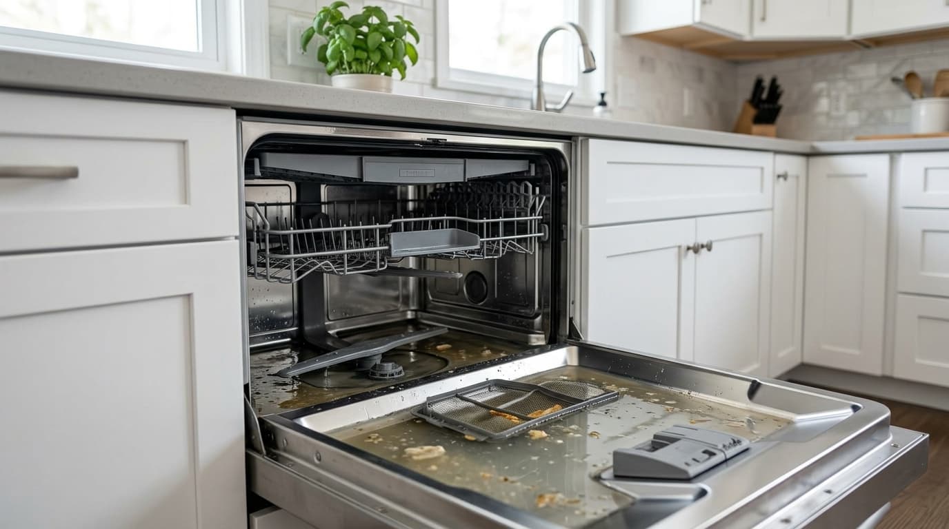 Why Does My Dishwasher Have Standing Water?